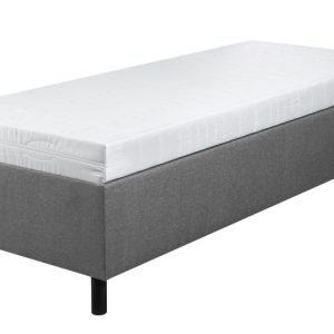 Łóżko Hotelowe BOX 30 z Materacem 90×200 Szare 378758 Łóżko Hotelowe BOX 30 z Materacem 90×200 Szare 378758