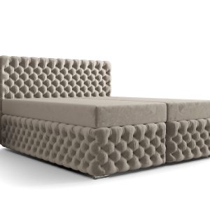 Łóżko Hotelowe Boxspring Pikowane + Bonell Figo 2 Beżowy 140 384610 Łóżko Hotelowe Boxspring Pikowane + Bonell Figo 2 Beżowy 140 384610