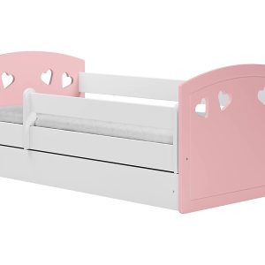Łóżko Julia mix 140×80 z szufladą pudrowy róż 102364 Łóżko Julia mix 140×80 z szufladą pudrowy róż 102364