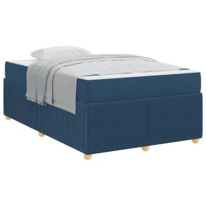 Łóżko Kontynentalne 120×200 Niebieskie z Materacem do Sypialni 1091239 Łóżko Kontynentalne 120×200 Niebieskie z Materacem do Sypialni 1091239