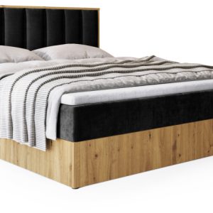 Łóżko kontynentalne 140x200cm z pojemnikiem na pościel LOFT 722794