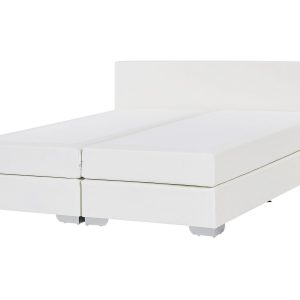 Łóżko kontynentalne 160×200 białe 64903 Łóżko kontynentalne 160×200 białe 64903