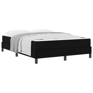 Łóżko Kontynentalne 160×200 Czarne z Materacem Dwuosobowe do Sypialni 1093604 Łóżko Kontynentalne 160×200 Czarne z Materacem Dwuosobowe do Sypialni 1093604