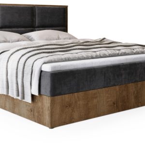 Łóżko kontynentalne 180x200cm z pojemnikiem na pościel LOFT 276632 Łóżko kontynentalne 180x200cm z pojemnikiem na pościel LOFT 276632