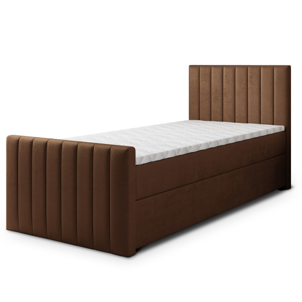 Łóżko młodzieżowe ARION 100 z topperem 100x200 cm 943953