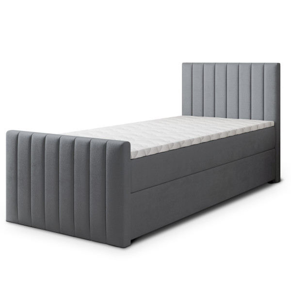 Łóżko młodzieżowe ARION 100 z topperem 100x200 cm 943911