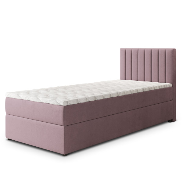 Łóżko młodzieżowe BRESEL 100 z topperem 100x200 cm 943952