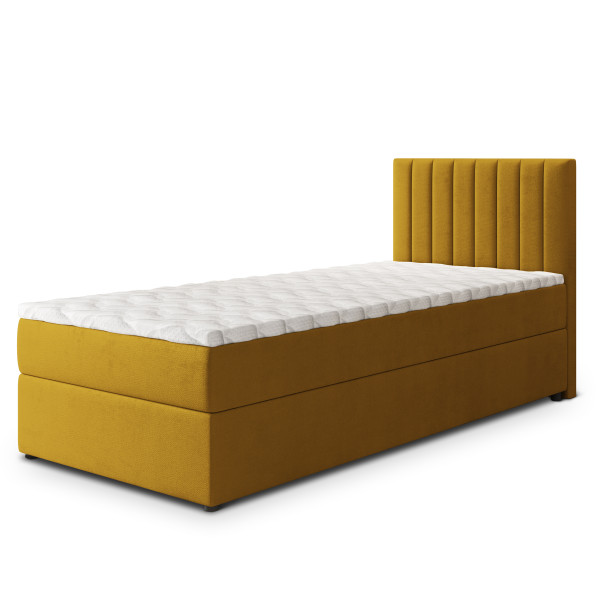 Łóżko młodzieżowe BRESEL 80 z topperem 80x200 cm 943936
