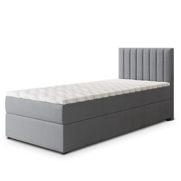 Łóżko młodzieżowe BRESEL 90 z topperem 90x200 cm 943938