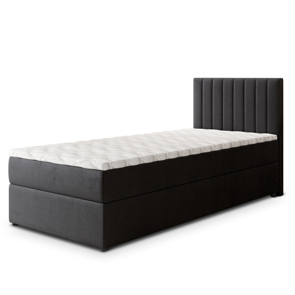 Łóżko młodzieżowe BRESEL 90 z topperem 90x200 cm 943942
