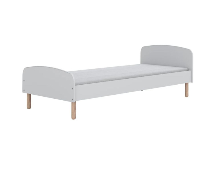 Łóżko młodzieżowe EMMA 180x90 białe bez szuflady/bez materaca 412286