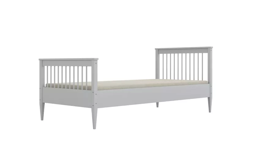 Łóżko młodzieżowe MIJA 180x80cm białe drewniane bez szuflady/bez materaca 950291