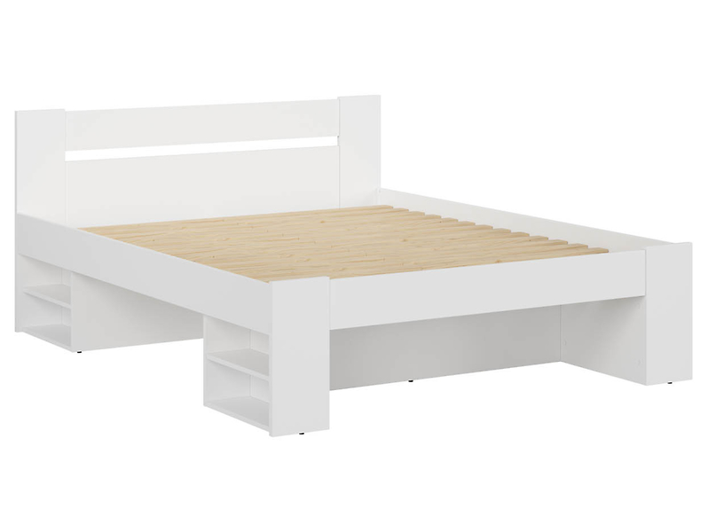 Łóżko Nepo Plus 160x200 białe 39962