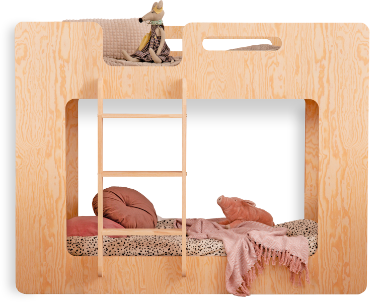 Łóżko piętrowe drewniane MIMI L - SMARTWOOD® 173854