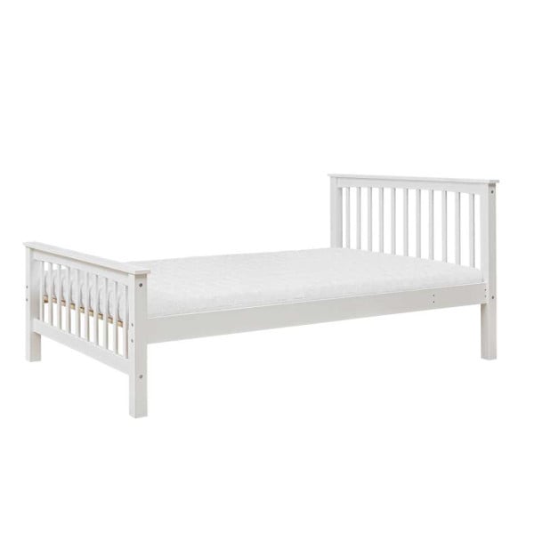 Łóżko podwójne 120 cm - Szczeblinka Biały 358271