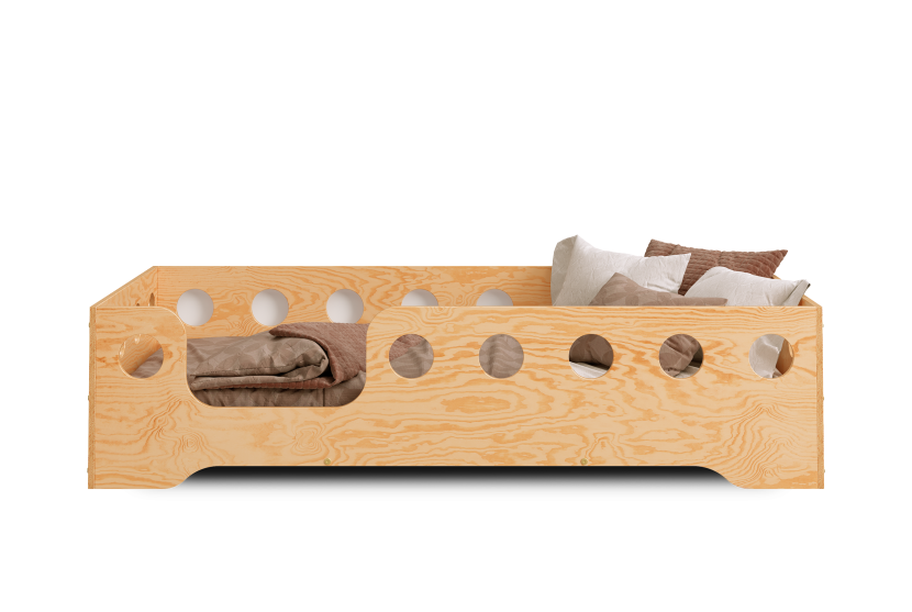 Łóżko pojedyncze drewniane TILA 4L Lakier - SMARTWOOD® 246360