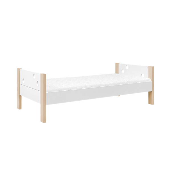 Łóżko pojedyncze Funflex 90 x 200 cm Białe 297357