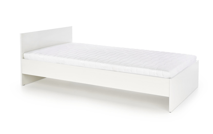 Łóżko pojedyncze Lima 90x200 biały połysk bez szuflady/bez materaca 995485