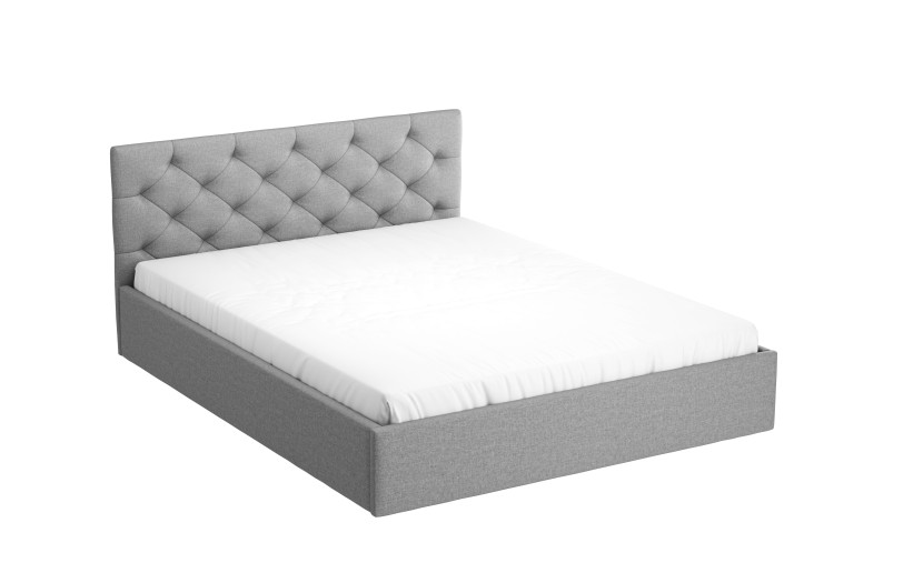 Łóżko SARA 120x200 pojemnik, metalowy stelaż sawana 21 635989
