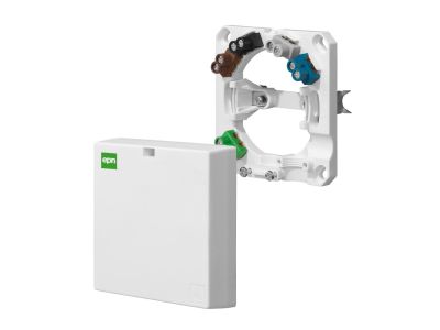 Puszka AGD uniwersalna (natynkowo-podtynkowa) 5×2,5 przyłączeniowa do piekarnika/kuchenki, biała | 3040115 Elektro-Plast Nasielsk