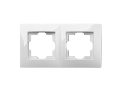 Ramka podwójna 2x uniwersalna, IP20, grafit, Carla | 1772-08 Elektro-Plast Nasielsk