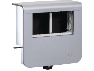 Pusty nośnik urządzeń 20×55, 45×45, alu Tehalit.SL | SL20055903D1 Hager