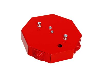 Puszka p-poż 8-kątna E90 rozgałęźna, 6x2x4mm2, 140x40mm czerwony, PIP-3AN R6x2x4 | 84623616 Simet