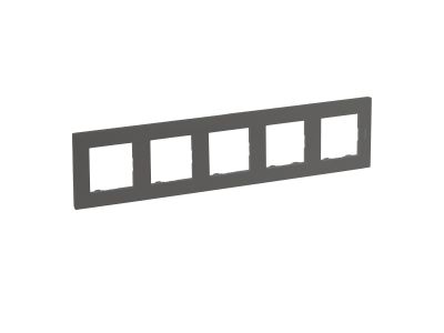 Ramka pięciokrotna 5x- kolor stalowy Niloe Step | 863495 Legrand