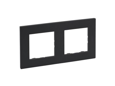 Ramka podwójna 2x, kolor antracyt, Niloe Step | 863792 Legrand