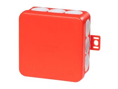 Puszka 2-komponentowa n/t 12 wlotowa IP55 czerwona, FT-80 | 080-09 Viplast
