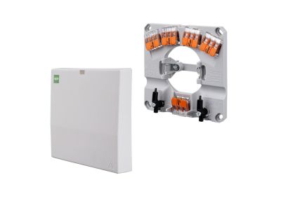 Puszka do podłączeń AGD, płyt,kuchenek indukcyjnych HAD 4-S n/t-p/t, zaciski WAGO 6mm2,113x117x22mm | 1869-00 Elektro-Plast Nasielsk