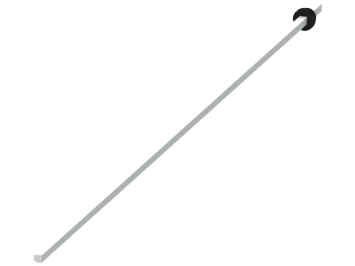 Zestaw wałka, do napędu obrotowego, wałek 6x6mm, długość 600mm, wyposażenie | 3LD9205-2C