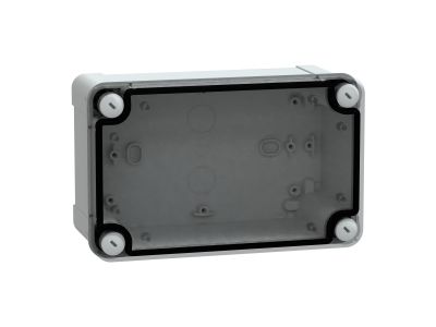 Puszka PC przezroczysta pokrywa 192x121x87mm Thalassa | NSYTBP19128T Schneider Electric
