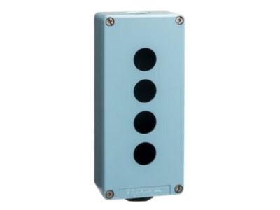 Pusta kaseta sterująca 4 otwory Fi-22mm 80x175mm cynkowana Harmony XAP | XAPM3504 Schneider Electric