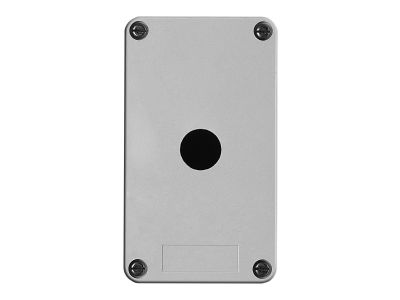 Pusta kaseta sterująca 4 otwory Fi-22mm szara 85x146mm plastikowa Harmony XAP | XAPA1110 Schneider Electric