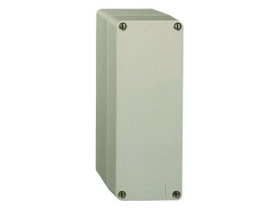 Pusta kaseta sterująca bez otworów szara 85x226mm plastikowa Harmony XAP | XAPA2100 Schneider Electric